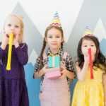 Having fun at childrens birthday party